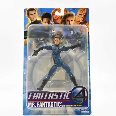 Buy Fantastic 4 Four The Movie - Mr. Fantastic With Spring Attack Action Figure  • 24.99£