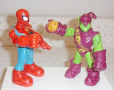 Buy 🎃Spider-Man & Green Goblin Figures Super Heroes Marvel 2003/2005 Toy Biz🎃RARE • 8.95£