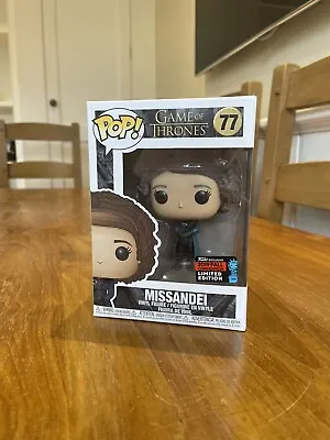 Buy Funko Pop! Vinyl Game Of Thrones Missandei #77 Limited Edition Fall Exclusive • 10£