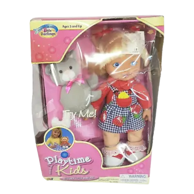 Buy Vintage Dsi Growing Up W Little Darlings Playtime Kids Doll + Cat Original Box • 55.42£