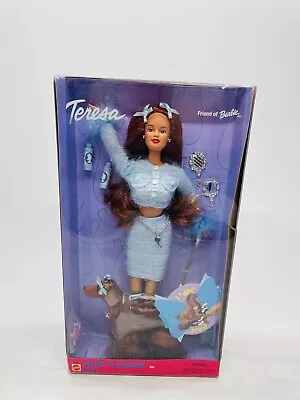 Buy 1999 Barbie Glam 'n Groom' Teresa & Ruby Dog' Made In Indonesia NRFB • 387.19£