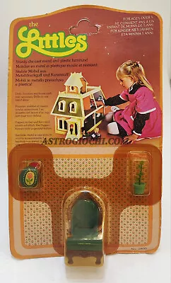 Buy Vintage 1980 Mattel Littles 1800 Doll House Sturdy Diecast Furniture Nib • 22.60£