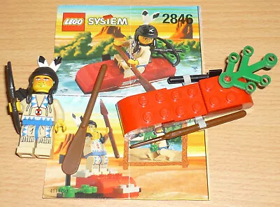 Buy LEGO Wild West 2846 Indians With Canoe And Weapons From 1997 + OBA • 15.42£