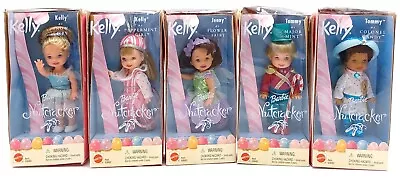 Buy 5x Mattel 2001 Nutcracker Kelly (Shelly) & Friends Barbie Doll / Set Of 5, NrfB • 124.90£