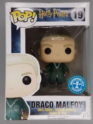 Buy Funko POP #19 Draco Malfoy (Quidditch) Harry Potter Damaged Box - Inc Protector • 25.99£