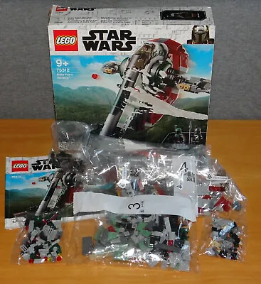 Buy Lego Star Wars 75312 Boba Fett's Starship - Open But Complete With Both Minifigs • 23£