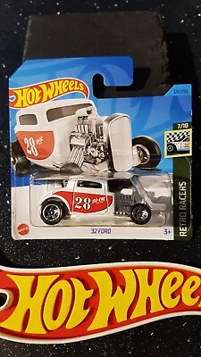 Buy Hot Wheels ~ '32 Ford, White & Red, So Cal, Short Card.  More HW Models Listed!! • 3.39£