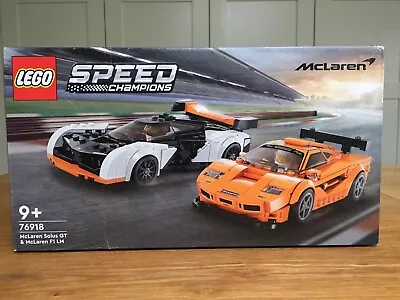 Buy LEGO SPEED CHAMPIONS: McLaren Solus GT & McLaren F1 LM (76918) BNISB Sealed • 22£