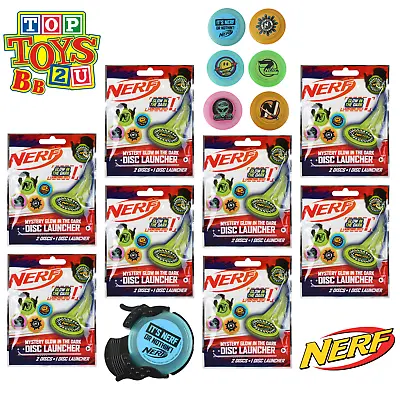 Buy Nerf - Blind Bag Party Favour Sets - Glow In The Dark Launchers - Pack Of 8 • 14.95£