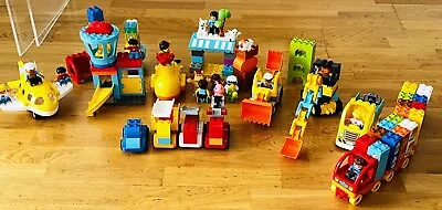 Buy Lego Duplo Vehicles Set: Plane Airport Diggers, Firemen, Trucks, Farm Set, Etc. • 4.20£