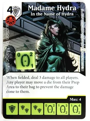 Buy Deadpool ~ MADAME HYDRA In The Name Of Hydra #102 Rare Dice Masters Card & Die • 1.40£