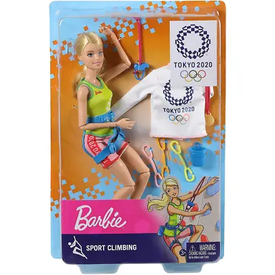 Buy Barbie Tokyo Olympics 2020 Sport Climbing Doll Playset New Kids Toy • 14.99£