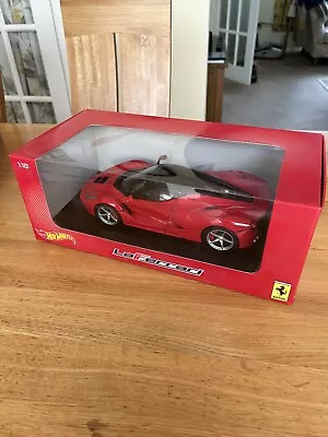 Buy Hot Wheels Elite Ferrari ‘laferrari’ 1:18 Rare Limited Edition 2014 Mint Boxed • 75£