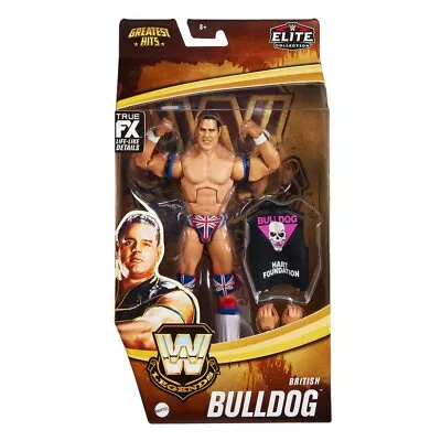 Buy Wwe Mattel Elite British Bulldog Legends Greatest Hits Wrestling Action Figure • 50£