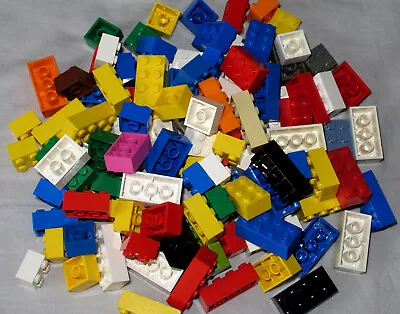 Buy LEGO Bricks  2x2 , 2x3 , 2x4 Pin X 100 Pcs - Mixed Colours • 10.95£