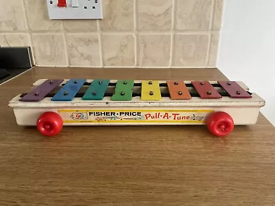Buy Collectable Vintage Fisher Price Pull Along Toy Tune Musical Xylophone • 12£
