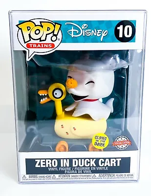 Buy Nightmare Before Christmas - Zero In Duck Cart GITD SE Funko Pop 10 + Protector • 49.99£