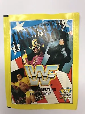 Buy RARE WWF Wrestling Transfer Tattoos Hasbro Figure Era 1992 Undertaker Macho WWE • 7.99£