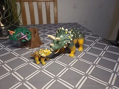 Buy Playmobil Dinosaur Triceratops And Baby, 5234 • 8£