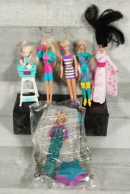 Buy 6 Barbie McDonald's Vintage Happy Meal Toys 1998 Mattel  • 9.99£