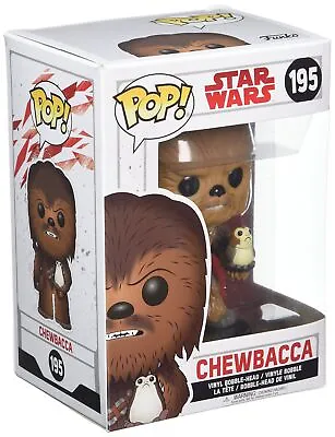 Buy Chewbacca With Porg / Star Wars Episode 8 Funko POP! 14748 - In Pop Protector • 12.95£