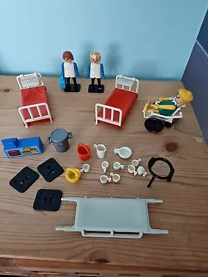 Buy Vintage 1974 Playmobil Hospital Play Set With Extra Pieces. • 12.99£