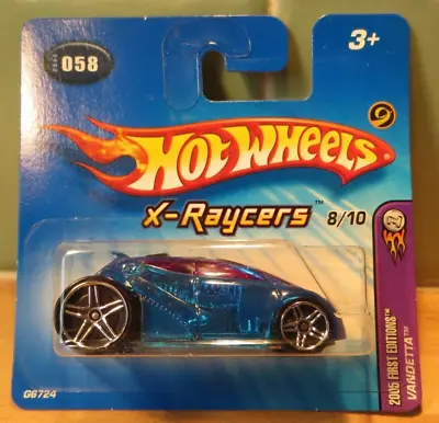 Buy Hot Wheels - 2005 First Editions - X-Raycers - Vandetta - 8 Of 10 - No. 58 • 3£