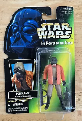 Buy Star Wars Ponda Baba With Blaster And Rifle Sealed KENNER  Action Figure 1997 • 4.99£