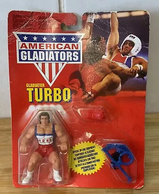 Buy American Gladiators Vintage Mattel TURBO Action Figure Sealed • 9.99£