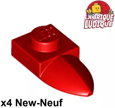 Buy LEGO 4x Flat Modified 1x1 Horizontal Tooth Red/Red 49668 NEW • 1.63£