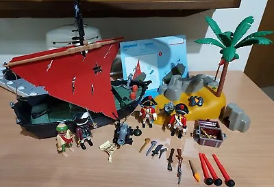 Buy PLAYMOBIL PIRATES  Ship Boat & Island (Limited Edition Retired Set 5646) • 14.99£