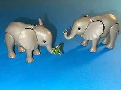 Buy Playmobil Pair Of  Elephants Zoo Safari Wildlife • 6.99£