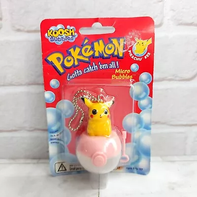 Buy Pokemon Pikachu Micro Bubbles Set - New Sealed - Vintage 1999 - Hasbro Oddzon • 19.99£
