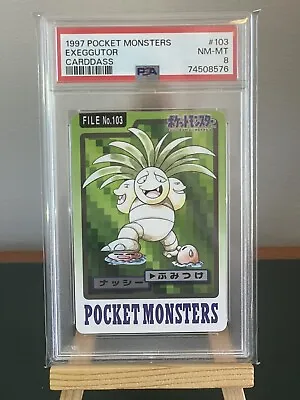 Buy Pokemon 1997 Bandai Carddass PSA 8 Exeggutor Mint - Graded • 18.97£