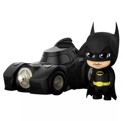 Buy Batman 1989 With Batmobile Collectible Hot Toys Sideshow Cosbaby Series - New • 39.99£