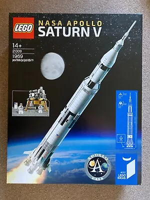 Buy LEGO Ideas: NASA Apollo Saturn V (21309) - *Brand New & Unopened* • 179.99£