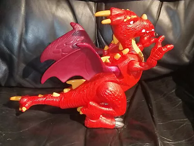 Buy Fisher Price Imaginext Red Castle Dragon Figure With Sound And Lights • 15£