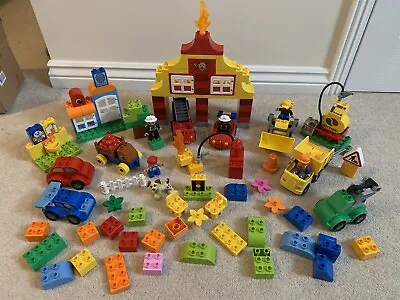 Buy Lego Duplo Town Fire Station Construction Figures Cars Vehicles Bricks And More • 15£