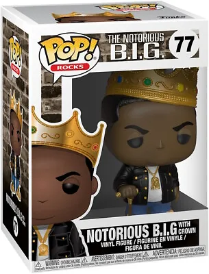 Buy The Notorious B.I.G. - The Notorious B.I.G. With Crown 77 - Funko Pop! Vinyl Fig • 27.68£