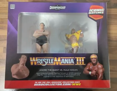 Buy WWE Wrestlemania Collection | Andre The Giant Vs Hulk Hogan With Magazines • 17.99£