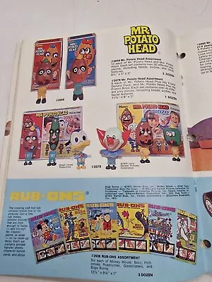 Buy Rare 1973 Hasbro Trade Catalogue Mr Potato Head Gi Joe Stich Shifters Aimee Etc • 199.99£