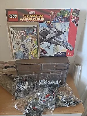 Buy LEGO Marvel Super Heroes 6869: Avengers Quinjet Aerial Battle Boxed No Figures • 48.99£