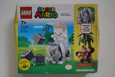 Buy LEGO 71420 Super Mario Rambi The Rhino Expansion Set Age 7+ 106pcs • 7.99£
