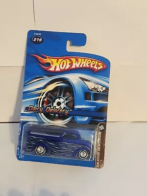 Buy 2006 Hot Wheels Mystery Car Dairy Delivery Blue Real Riders #219 L86 • 16.37£
