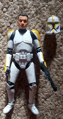 Buy Custom Star Wars Vintage Collection 3.75  Clone Trooper Commander Phase I Yellow • 23£