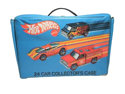 Buy Vintage 1975 Mattel  HOT WHEELS  24 Car Collector's Case W/8 Hot Wheels Vehicles • 21.66£