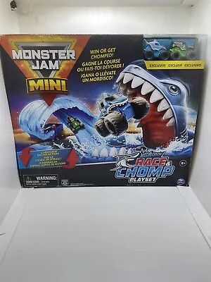 Buy Monster Jam Mini Megalodon Race And Chomp Play Set • 18.60£