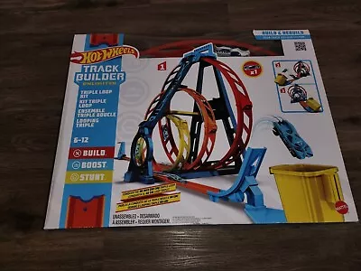 Buy Hot Wheels Track Builder Unlimited Triple Loop Kit - NEW BOX  • 23.96£