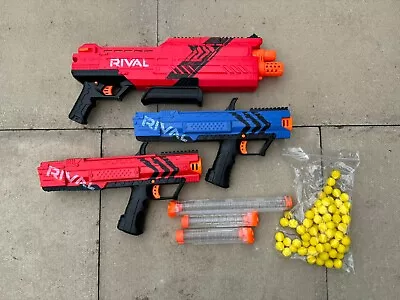 Buy Nerf RIVAL Guns X3 Job Lot Bundle With Bullets • 10.50£