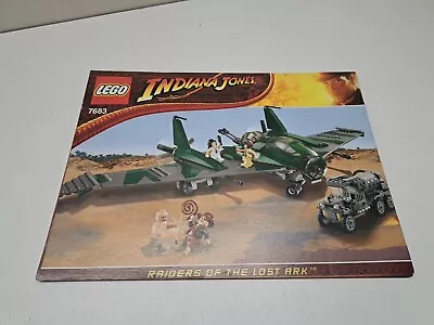 Buy Lego !! Instructions Only !! For Indiana Jones 7683 Fight On The Flying Wing • 19.99£